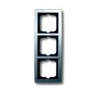 B+J solo¨,  Rahmen 3-fach, chrom matt 1723-80