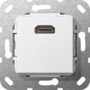 Gira HDMI Gender Changer Einsatz Reinwei§ 566903
