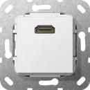 Gira HDMI Kabelpeitsche Einsatz Reinwei§ 567003