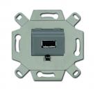 B+J USB-Anschlussdose grau, grau 0261/13