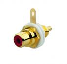 B+J Cinch Buchse rot fŸr Kommunikations-Adapter, rot 0263/06