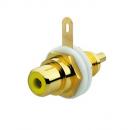 B+J Cinch Buchse gelb fŸr Kommunikations-Adapter, gelb 0263/07