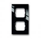 B+J Busch-axcent¨,  Rahment flat 2-fach schwarz 1722-281/11