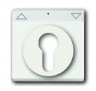 B+J future® linear, Abdeckung für Schlüsselschalter, studioweiß matt 1755 SL/PZ-884-101