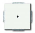 B+J future® linear, Blindzentralscheibe, studioweiß matt 1742-884