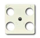 B+J Busch-Duro 2000¨ SI, Abdeckung 4-fach Antennendose wei§ 1743-04-212