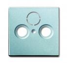 B+J future® linear, Abdeckung für Antennendose 2/3 Loch, alusilber 1743-83