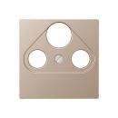 Jung A500 SAT-Adeckung 3loch Champagner A561PLSATCH