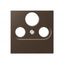 Jung A500 SAT-Adeckung 3loch Mokka A561PLSATMO