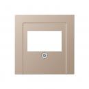 Jung A500 TAE/LS-Abdeckung Champagner A569PLTCH