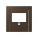 Jung A500 TAE/LS-Abdeckung Mokka A569PLTMO