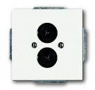 B+J future® linear, Lautsprecher-Steckverbinder, studioweiß matt 1751-884