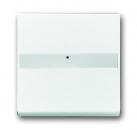 B+J future linear, Kontroll Wippe mit Beschriftungsfeld, studioweiß 1764NLI-84