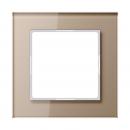 Jung A500 creation Rahmen 1fach Glas Champagner AC581GLCH