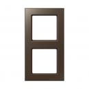 Jung A500 creation Rahmen 2fach Mokka AC582MO