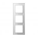 Jung A500 creation Rahmen 3fach Glas Weiß AC583GLWW