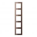 Jung A500 creation Rahmen 5fach Glas Mokka AC585GLMO