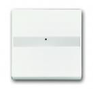 B+J future® linear, Kontroll Wippe mit Beschriftungsfeld, studioweiß matt 1764NLI-884