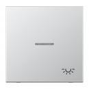 Jung LS990 Kontroll Wippe mit Symbol Licht Aluminium AL2990KO5L