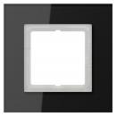 Jung LS plus Rahmen 1fach Glas Schwarz LSP981GLSW