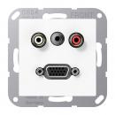 Jung Mediaanschluss MAA1072WW