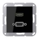 Jung Mediaanschluss MAA1173SW