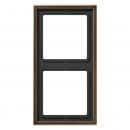 Jung LS990 Rahmen 2fach Messing Antik ME2982AT