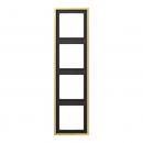 Jung LS990 Rahmen 4fach Messing Classic ME2984C