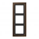 Jung LS990 Rahmen 3fach Messing Antik MED2983AT