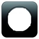 Berker R.1 Rahmen 1-Fach schwarz, gl_nzend 10112145