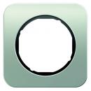 Berker R.1 Rahmen 1-Fach Alu/schwarz 10112184