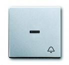 B+J future® linear, Wippe mit Symbol "Klingel", alusilber 1789KI-83
