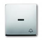 B+J pur edelstahl, Wippe mit Symbol ""Klingel"", 1789KI-866""