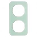 Berker R.1 Rahmen 2-Fach Glas, polarwei§ 10122109