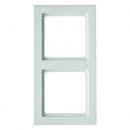 Berker Q.3 Rahmen 2-Fach polarweiß, samt 10126099