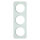 Berker R.1 Rahmen 3-Fach polarwei§, gl_nzend 10132189