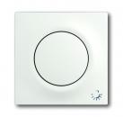 B+J impuls, Abdeckung fŸr Taster mit Symbol ""Licht"", studiowei§ matt 1789 LI-774""