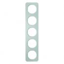 Berker R.1 Rahmen 5-Fach Alu/polarwei§ 10152174