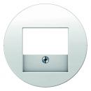 Berker R.1/R.3/R.classic TAE Abdeckung polarweiß, glänzend 10382089