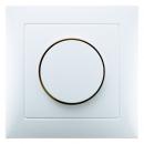 Berker S.1/B.3/B.7 Vollplatte Drehdimmer Abdeckung polarwei§, matt 11309909