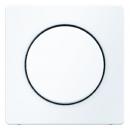 Berker Q.1/Q.3 Abdeckung Drehdimmer polarweiß, samt 11376089