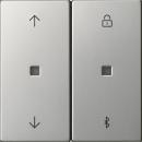 Gira S3000 Jalousie- + Schaltuhr BT Gira E2 Edelstahl 5367600