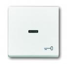 B+J future linear, Wippe mit Symbol "Schlüssel", studioweiß 1789TR-84