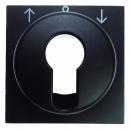 Berker B.3/B.7 Abdeckung SchlŸsselschalter anthrazit, matt 15061606