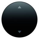 Berker R.1/R.3 Jalousie Wippe 1Fach schwarz, glänzend 16202005