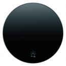 Berker R.1/R.3 Wippe+Symbo Klingel schwarz, glänzend 16202025