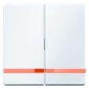 Berker Q.1/Q.3 Serien Kontroll Wippen polarweiß, samt 16276089