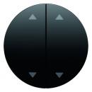 Berker R.1/R.3 Jalousie Wippe 4Fach schwarz, glänzend 16442045