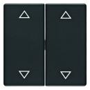 Berker Q.1/Q.3 Jalousie Wippe 4Fach anthrazit, samt 16446086