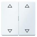 Berker Q.1/Q.3 Jalousie Wippe 4Fach polarweiß, samt 16446089